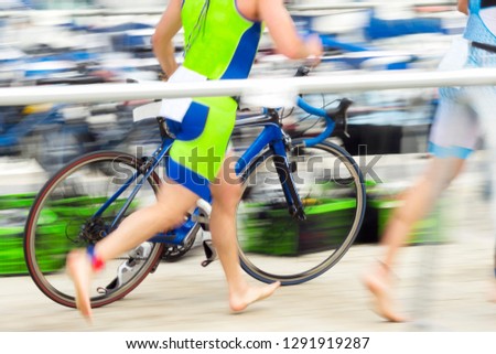 Similar – Image, Stock Photo man ciclyng on the street in Bilbao city Spain, mode of transport