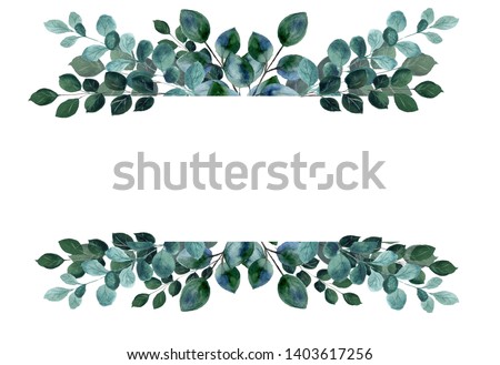 Green Leaves Banner Vector Art | Download Free Vector Art | Free-Vectors