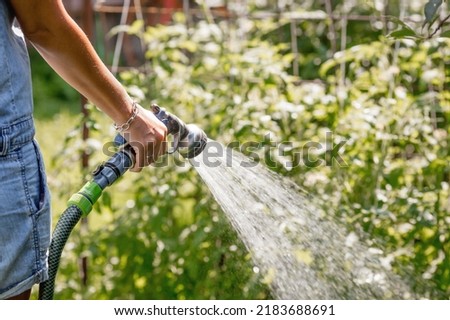 Similar – Image, Stock Photo Shower in the garden