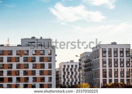 Similar – Image, Stock Photo Residential buildings in the old town of Bruges with view of the Liebfrauenkirche