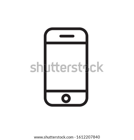 Handphone icon vector design template