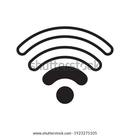 Wifi Connection Icon Design Vector Template Illustration