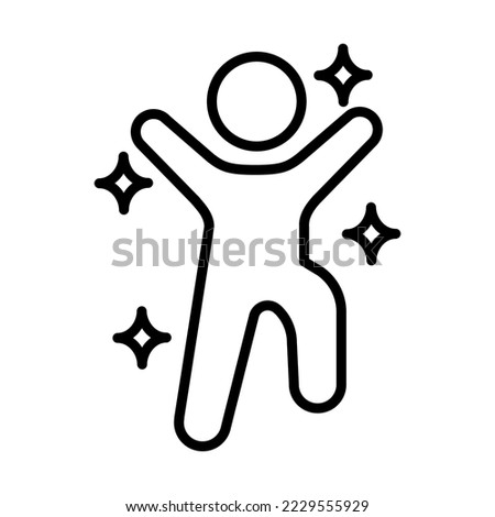 Dancing Icon Logo Design Vector Template Illustration Sign And Symbol Pixels Perfect