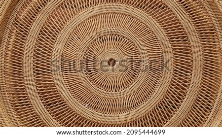 Similar – Image, Stock Photo Cane Furniture weave pattern texture for design background