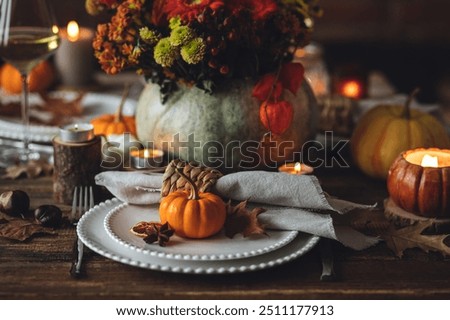 Similar – Image, Stock Photo candlelight Decoration