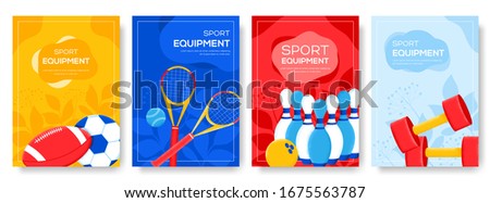 lifestyle sports equipment flyer, magazines, poster, book cover, banners. invitation cards concept background. Grain texture, noise effect