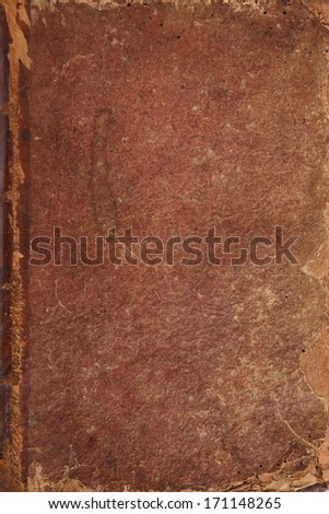 Antique leather book cover background.
