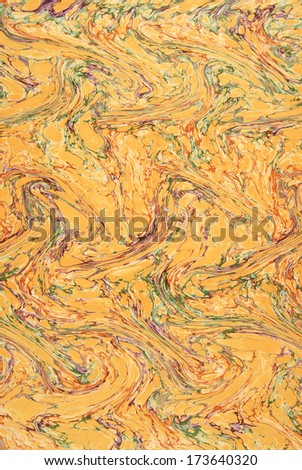 Antique marbled paper background.