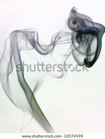 Smoke cloud. The flower form