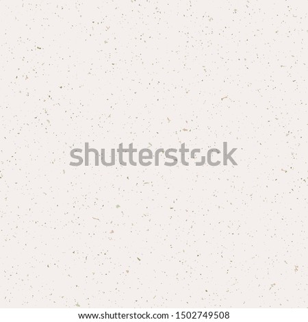 Hand made washi paper texture seamless pattern. Tiny speckled hand drawn flecks . Soft ecru off white neutral tones. All over recycled print for asian homedecor, fashion. Vector swatch repeat.