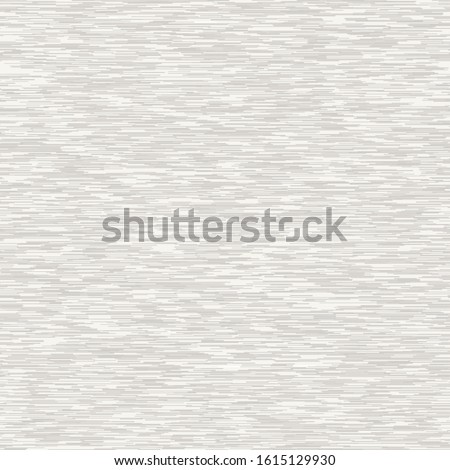 White marl heather dense rough stripe vector texture background. Broken t shirt woven line on ecru beige seamless pattern. Light variegated striped interior home decor swatch. Space dye all over print
