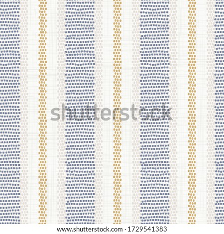 Seamless french farmhouse stripe pattern. Provence blue white linen woven texture. Shabby chic style weave stitch background. Doodle line country kitchen decor wallpaper. Textile rustic all over print Stockfoto © 