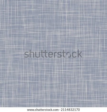 French blue irregular mottled linen seamless pattern. Tonal country cottage style abstract speckled background. Simple vintage rustic fabric textile effect. Primitive texture shabby chic cloth Stock fotó © 