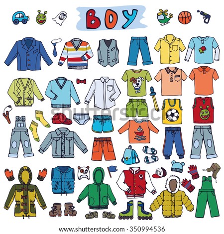 boys clothes clip art