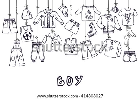 Vector Images Illustrations And Cliparts Boy Summer Fashion