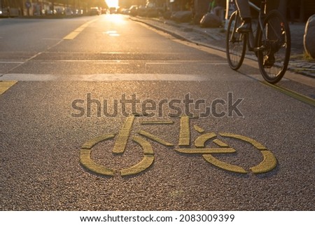 Similar – Foto Bild Pop-Up-Fahrradweg