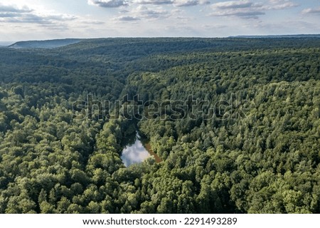 Similar – Image, Stock Photo Aerial View Of Deciduous Trees Without Foliage Leaves In Landscape At Early Spring. Top Flat View From High Attitude. Natural Backdrop Background Of European Woods And Their Shadows. Drone View