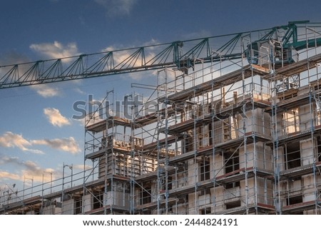 Image, Stock Photo Cranes over Hamburg | UT Hamburg