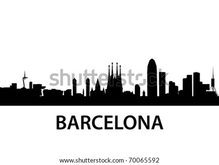 Detailed Vector Illustration Of Barcelona, Spain - 70065592 : Shutterstock