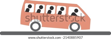 Similar – Image, Stock Photo Car stoped on the road with view of typical rural Icelandic Church with red roof in Vik region. Iceland
