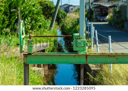 Similar – Image, Stock Photo 200 / Quiet country road in the sunshine with flowering tree