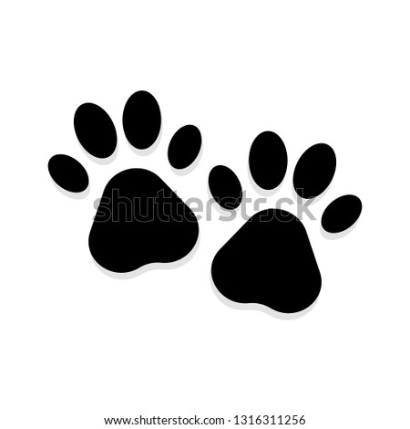 Dog Paw Outline 