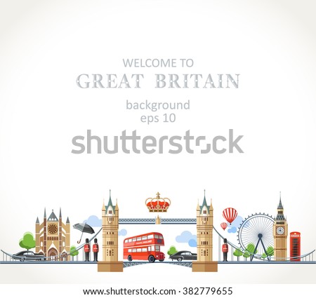 travel Great Britain England panorama background british