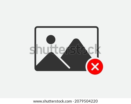 Default image icon vector. Missing picture page for website design or mobile app. No photo available.