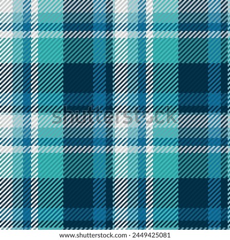 Seamless pattern of scottish tartan plaid. Repeatable background with check fabric texture. Vector backdrop striped textile print.