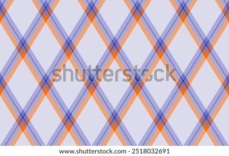 Argyle pattern of geometric rhombus. Harlequin check wallpaper design. Classic diamond shaped textile material for web background, print fabric clothing, sweater, wrapping paper, gift card, invitation