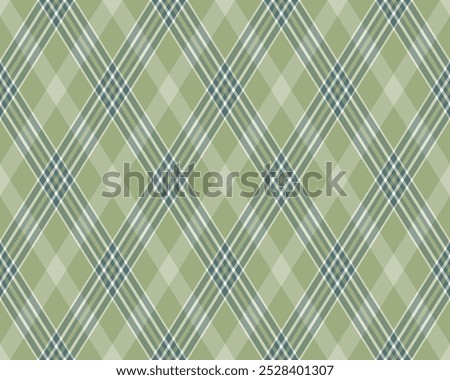 Argyle pattern of geometric rhombus. Harlequin check wallpaper design. Classic diamond shaped textile material for web background, print fabric clothing, sweater, wrapping paper, gift card, invitation