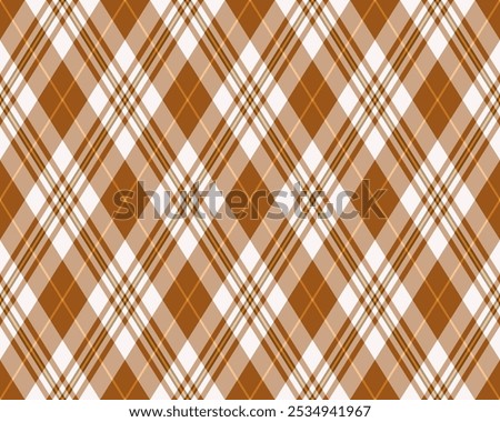 Argyle pattern of geometric rhombus. Harlequin check wallpaper design. Classic diamond shaped textile material for web background, print fabric clothing, sweater, wrapping paper, gift card, invitation