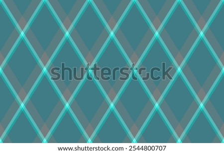 Argyle pattern of geometric rhombus. Harlequin check wallpaper design. Classic diamond shaped textile material for web background, print fabric clothing, sweater, wrapping paper, gift card, invitation