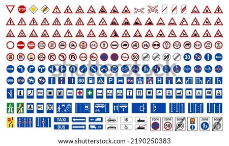 Similar – Image, Stock Photo bus stop traffic signal on the street in Bilbao city Spain