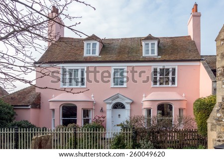 RYE, EAST SUSSEX/UK - MARCH 11 : The Old Vicarage in Rye East Sussex on March 11, 2015