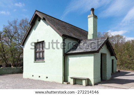 CARDIFF/UK - APRIL 19 : Maestir School at St Fagans National History Museum in Cardiff on April 19, 2015