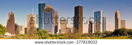 Houston Skyline, Panoramic