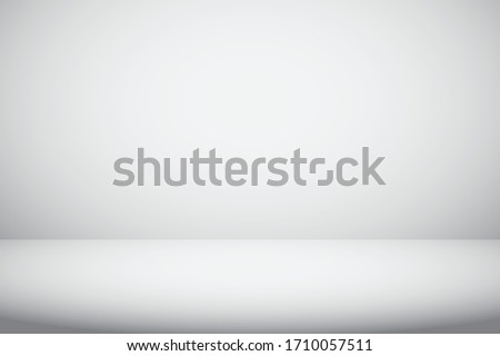 White and Grey gradient abstract studio room background for valentine, Christmas and displaying product.