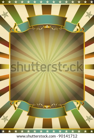 Vintage frame. A vintage abstract background for a poster