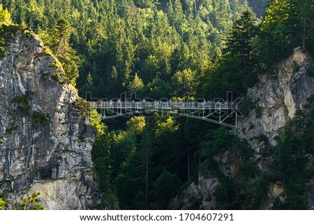 Similar – Image, Stock Photo Marienbrücke in Schwangau