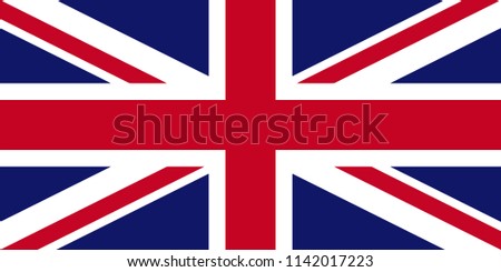 United Kingdom UK England Country Flag Illustration Design
