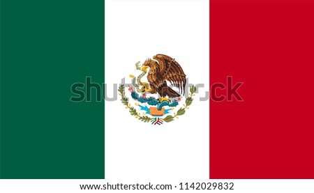 Mexico Mexican Country Flag Illustration Design