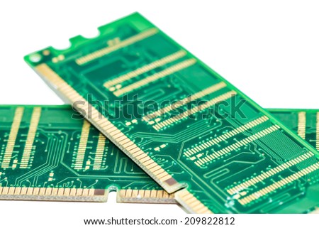 Stick of computer random access memory (RAM)
