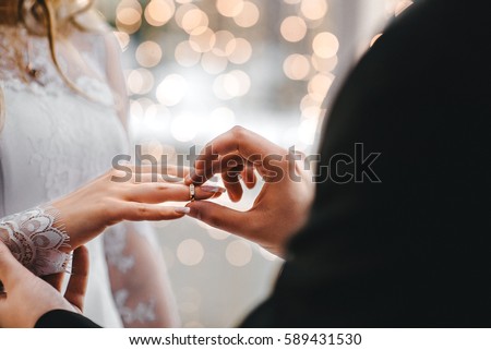 Wedding rings ストックフォト © 