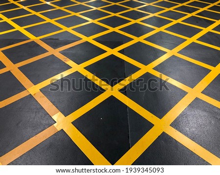 Image, Stock Photo Markings on asphalt Remark