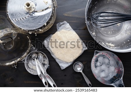 Image, Stock Photo Ice disk chill