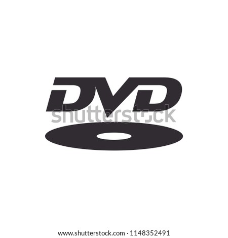 DVD Room icon vector
