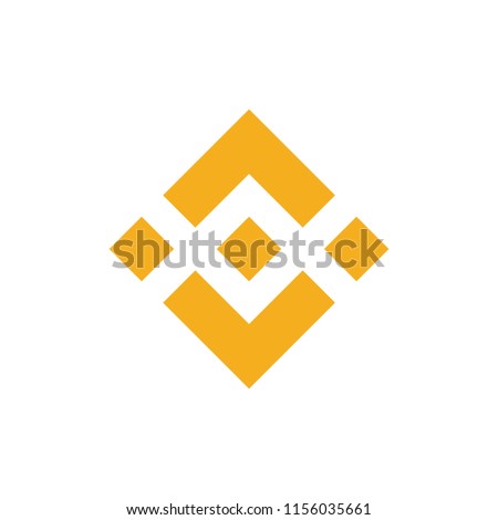 Binance coin BNB, Binance Exchange Cryptocurrency logo vector