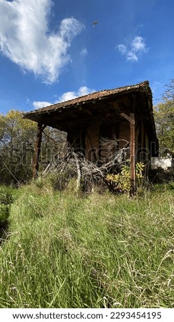 Similar – Image, Stock Photo A dilapidated stable in the mountains