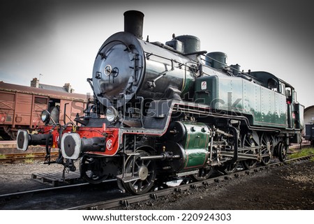 Historic steam locomotive \